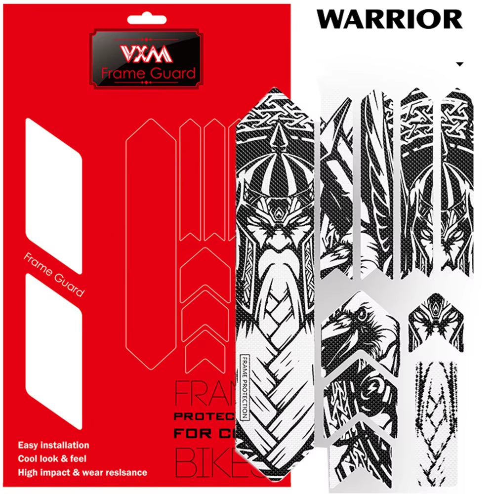 VXM 3D MTB Bike Scratch-Resistant Protect Frame Protector Removeable Sticker Road Bicycle Paster Guard Cover Bicycle Accessories