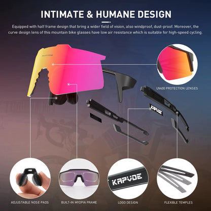 Cycling Sunglasses Men Road Bicycle Glasses Outdoor Sports Sunglasses Women Protection MTB Cycling Glasses Bike Goggles