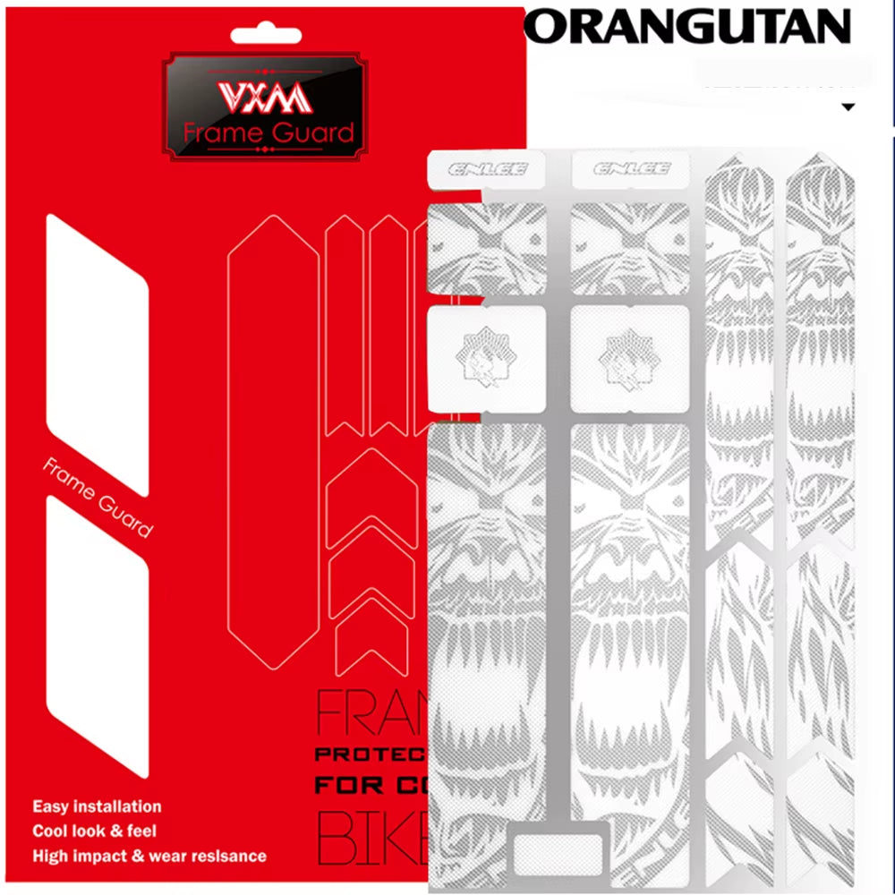 VXM 3D MTB Bike Scratch-Resistant Protect Frame Protector Removeable Sticker Road Bicycle Paster Guard Cover Bicycle Accessories